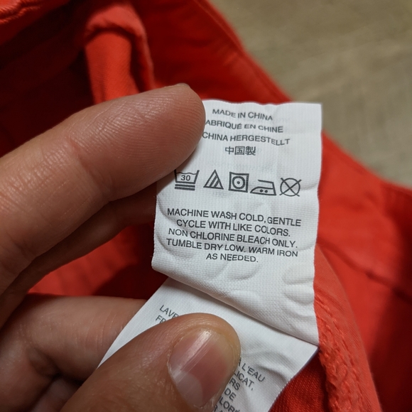 J. Crew Burnt Orange Chino Bermuda Shorts Size 2 - Picture 4 of 6